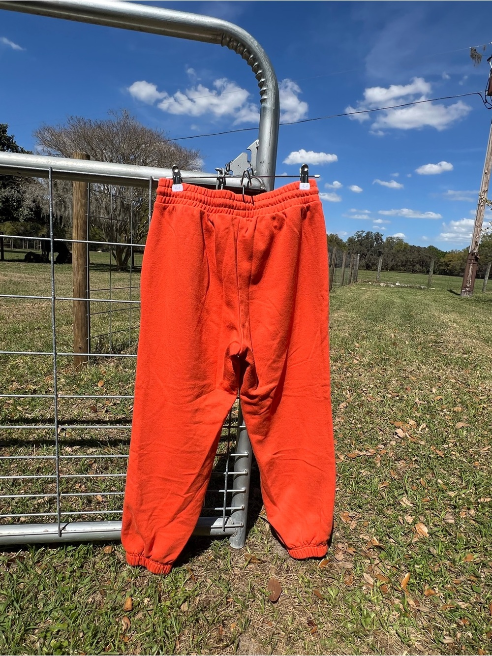 Universal Thread Orange Drawstring Joggers - Picture 3 of 4